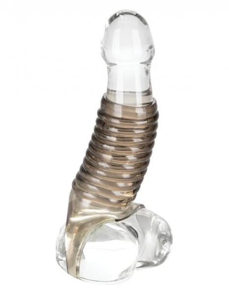 Насадка на пенис Stimulation Enhancer™-Дымчатый_2