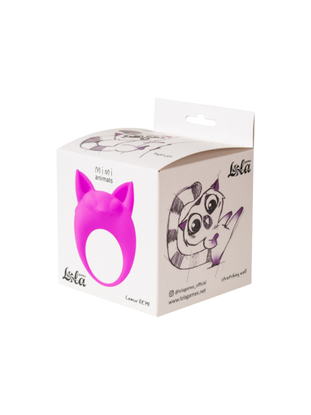 Эрекционное Кольцо Mimi Animals Lemur Remi Purple_1