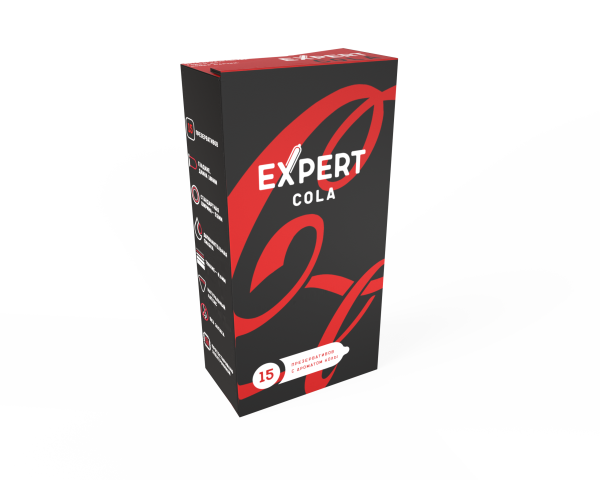 Презервативы EXPERT Cola, аромат Колы, 15 шт_1
