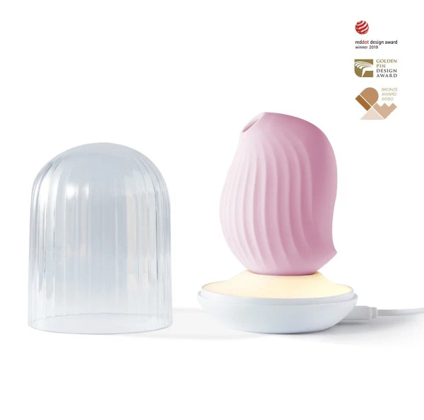 Cuddly Bird Нежно-розовый вибростимулятор с функцией вакуумной стимуляции_4