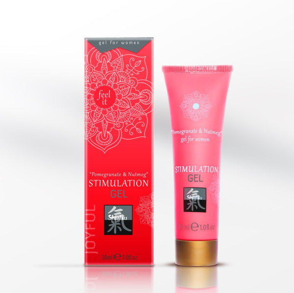 Интимный гель Shiatsu Stimulation Gel Pomegranate & Nutmeg 30 мл_1