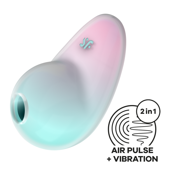 Вакуумный стимулятор клитора Satisfyer Pixie Dust, мятно-розовый_1