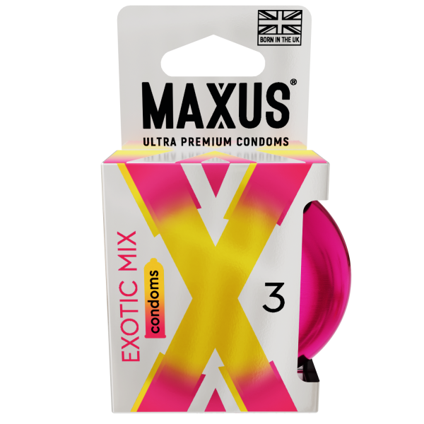 Презервативы MAXUS Exotic Mix, ароматизированные, 3 шт_3