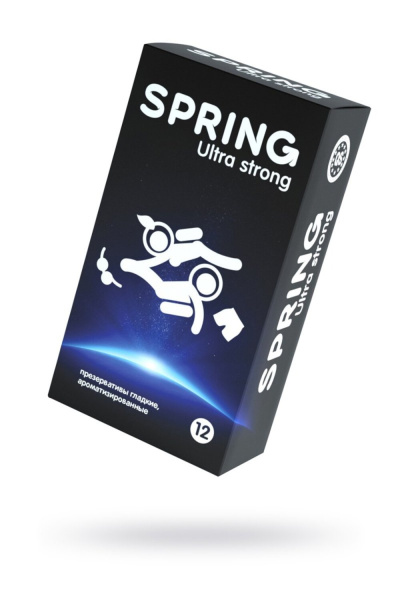 Презервативы Spring  Ultra Strong, классические, латекс, 17,5 см, 12 шт_1