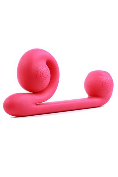 Вибромассажер для двойной стимуляции Snail Vibe розовый_1