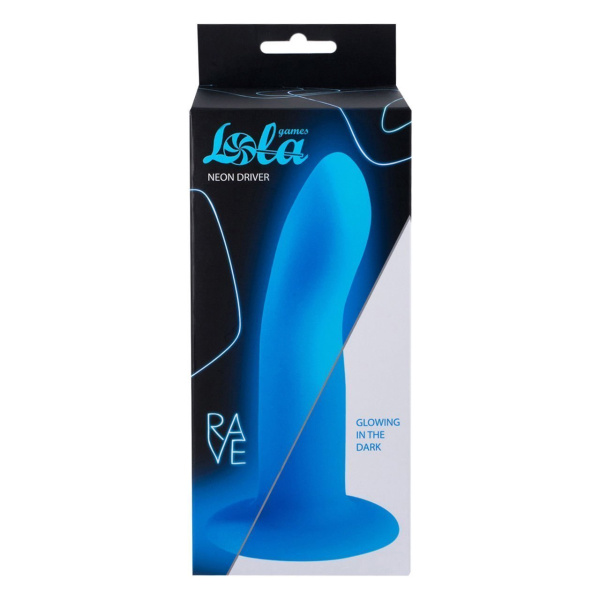 Светящийся в темноте дилдо Rave Neon Driver_2