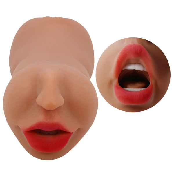 Мастурбатор Crazy Bull Zoey, ротик-вагина, загорелый_3