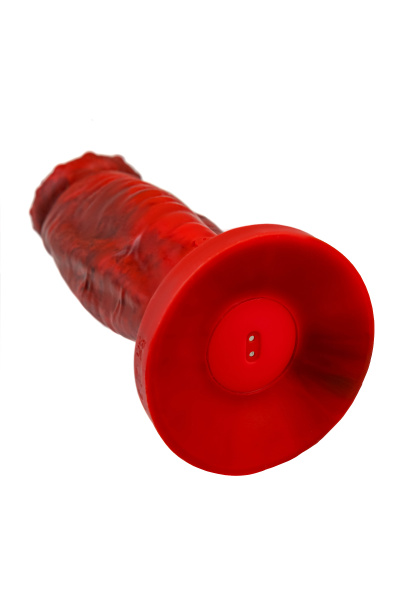 Вибратор Black&Red by TOYFA Monster Saur, силикон, красно-черный, 21.7 см_5