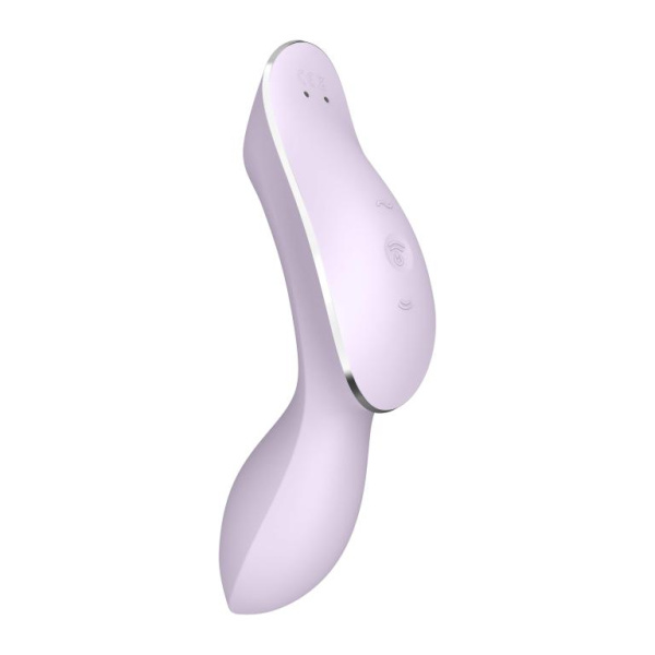 Вакуумно-клиторальный вибромассажер Satisfyer Curvy Trinity 2, фиолетовый_2