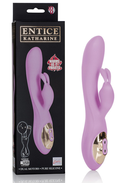 Вибромассажер с стимуляцией клитора ENTICE KATHARINE-PNK_1