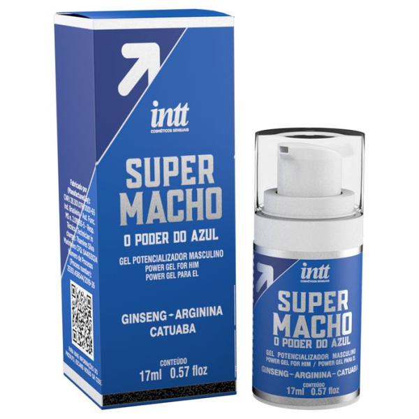 Массажный гель INTT SUPER MACHO, 17 мл_1