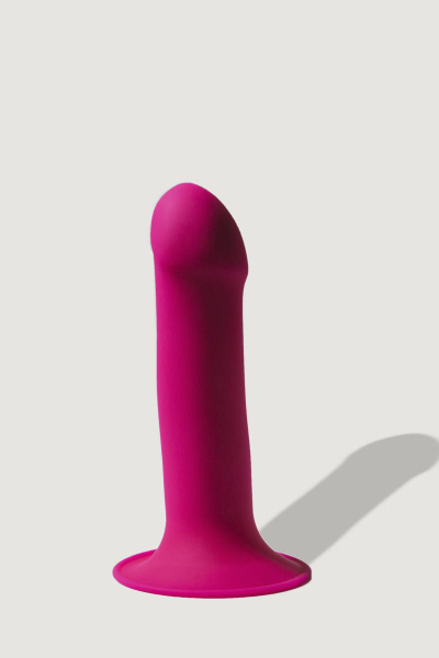 Дилдо на присоске с двойной плотностью HITSENS S02 PINK ADRIEN LASTIC DILDO DUAL DENSITY_3