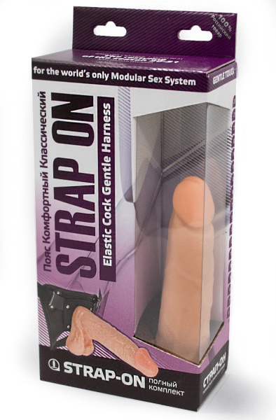 Фаллоимитатор с поясом harness ( strap-on ), l 145 мм d 34 мм арт. 281803_2