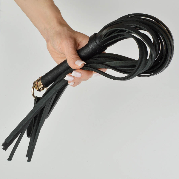 Плеть SitaBlaсk с металлическим кольцом Золото 60см Sitabella 3026-1G_5