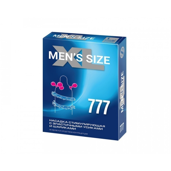 НАСАДКА СТИМУЛИРУЮЩАЯ SITABELLA MEN SIZE 777 арт. 1447_3
