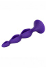 Анальная елочка Silicone Triple Probe, синяя_7