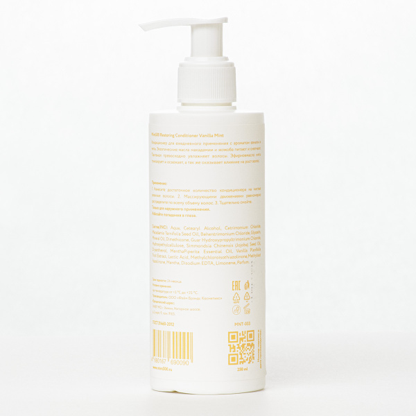 Кондиционер восстанавливающий Mint500 Restoring Conditioner Vanilla Mint 250 мл_3