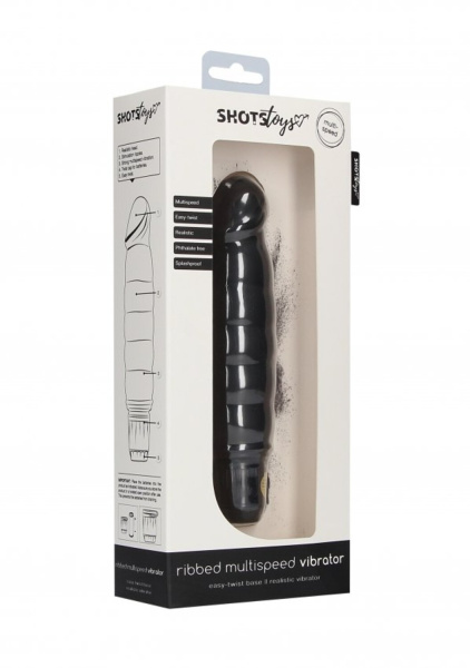 Вибромассажер Ribbed Multispeed Vibrator_1