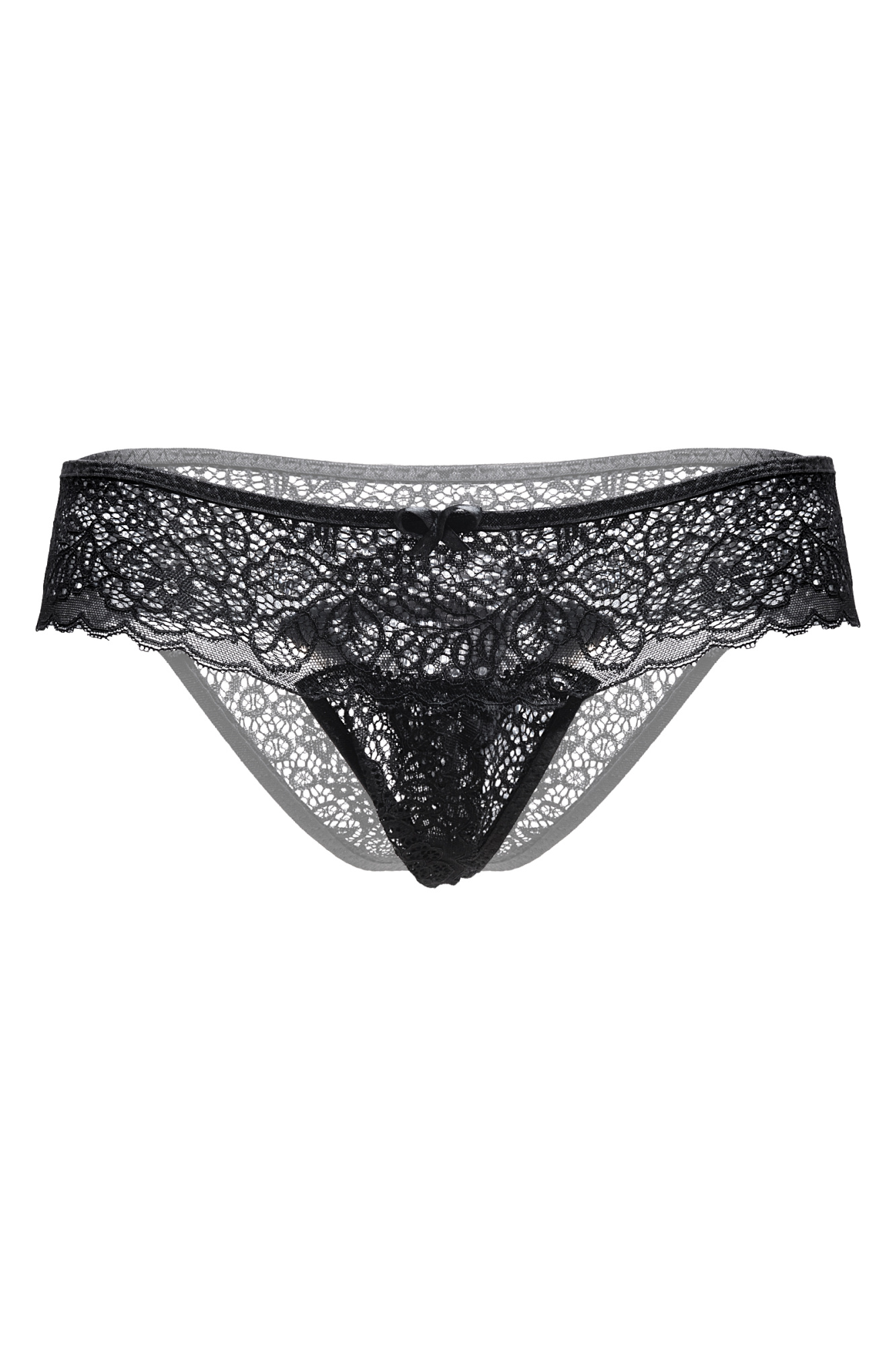 Трусы Eromantica, Juno, с доступом, черные, 54-56_4