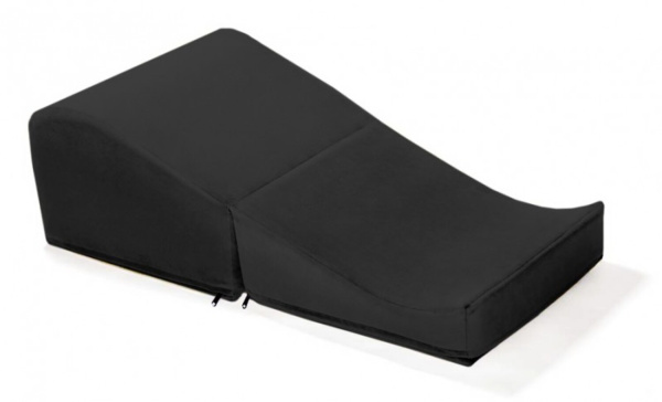 Liberator Retail Flip Ramp Подушка для любви большая, черный вельвет_1