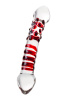 Двусторонний фаллоимитатор Sexus Glass, стекло, прозрачный, 21 см_3