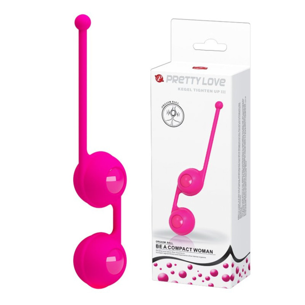 PrettyLove Kegel Tighten Up III, вагинальные шарики на сцепке_1