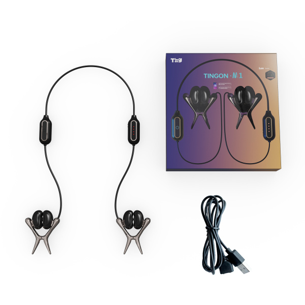 Интерактивные виброзажимы на соски Tingon N1_4