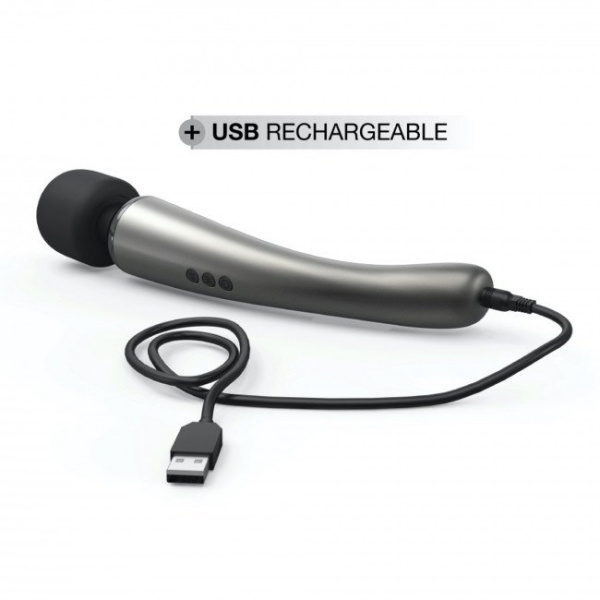 Вибратор Dorcel MEGAWAND CHROME SILVER_4