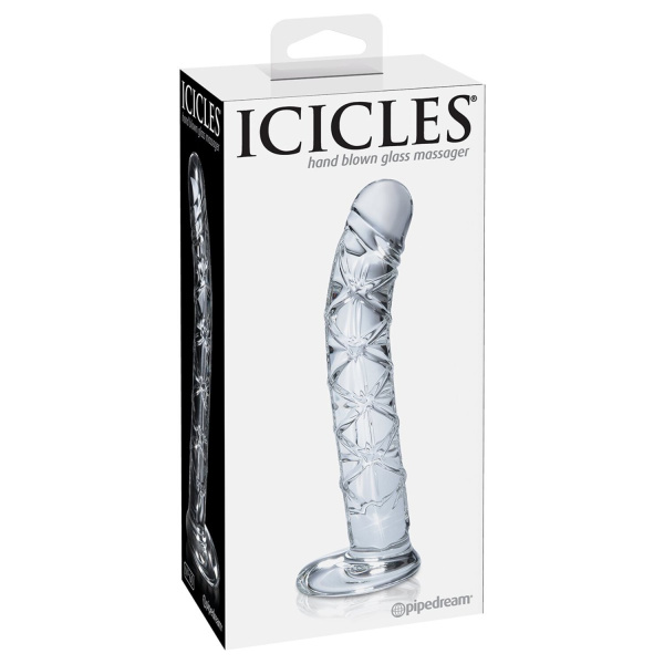 Стеклянный стимулятор Icicles No. 60 - Clear_1