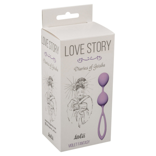 Вагинальные шарики Love Story Diaries of a Geisha Violet Fantasy_3
