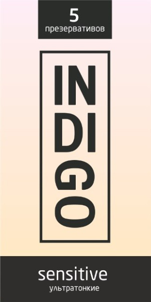 ПРЕЗЕРВАТИВЫ INDIGO SENSITIVE № 5 (УЛЬТРАТОНКИЕ), 5 штук_2