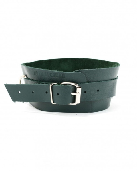 Ошейник Lady's Arsenal Изумруд из Кожи_1