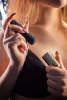 Вибромассажер Satisfyer Sparkling Darling, силикон, черный, 11,4 см._1