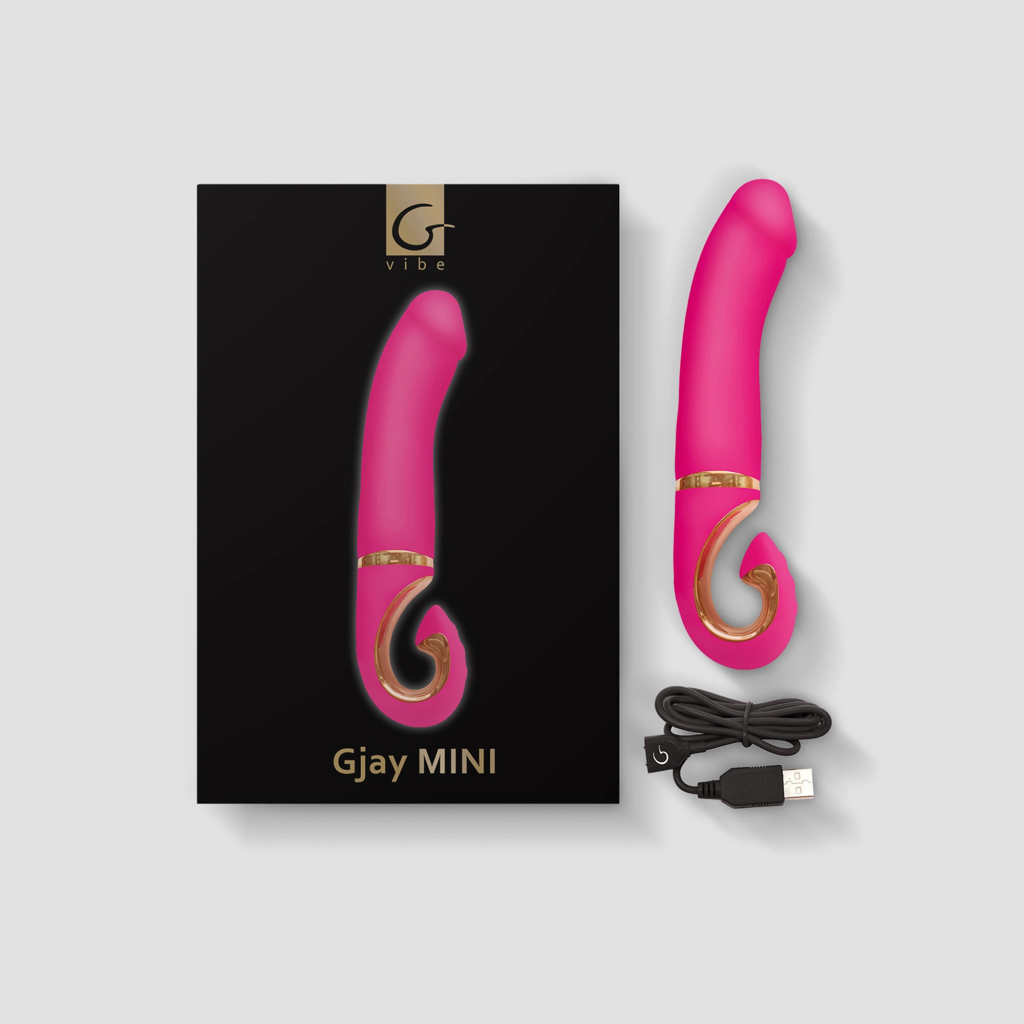 Gvibe Gjay Mini - Эргономичный вибратор из самого реалистичного материала, 19х3.5 см_3