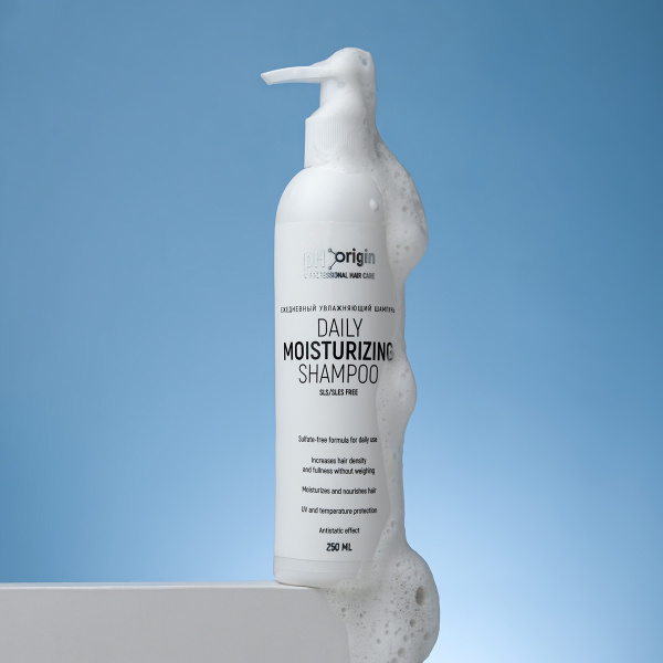 Шампунь ежедневный увлажняющий pH Origin Daily Moisturizing SLS/SLES Free Shampoo 250 мл_5