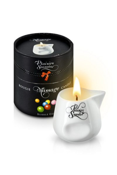 MASSAGE CANDLE BUBBLE GUM 80ML Свеча с массажным маслом 80 мл_2