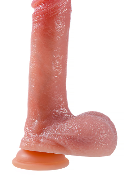 Вибратор-пульсатор реалистичный, Mr.Baton, RealMotion, силикон, 23см, 4_5