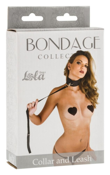 Ошейник Bondage Collection Collar and Leash One Size_1