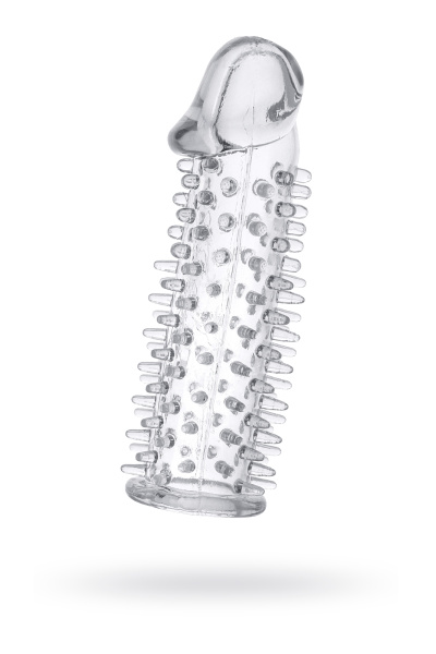 Насадка на пенис TOYFA Basic, TPE, прозрачный, 12,5 см_2