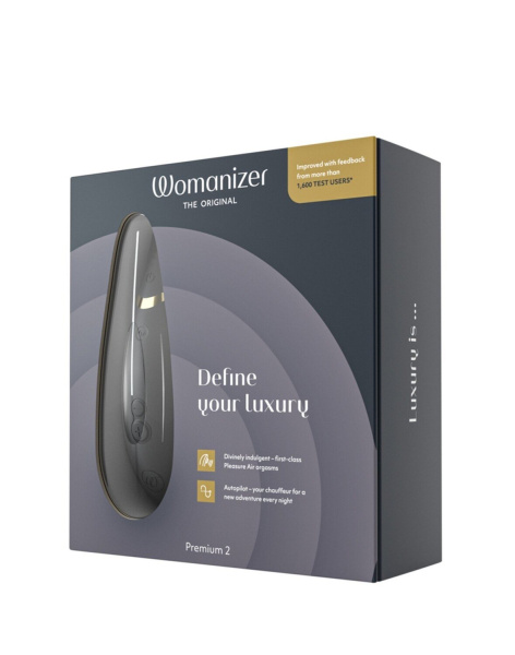 Бесконтактный клиторальный стимулятор Womanizer Premium 2 черный_1