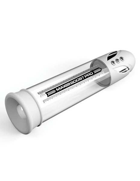 Помпа вакуумная автоматическая мужская Max Boost Pro Flow, белая_4