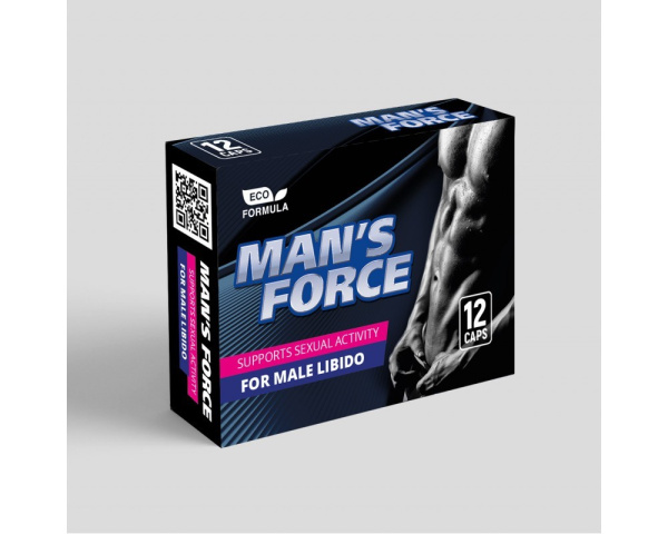 Концентрат пищевой для мужчин MANS FORCE (12 капсул), арт. 4723_2