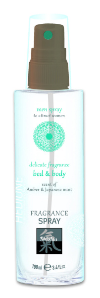Спрей с феромонами для тела и белья с ароматом Амбры и Японской мяты 100 мл._1