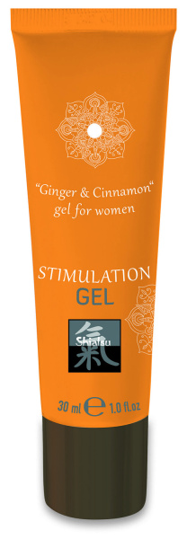 Shiatsu STIMULATION GEL Ginger & Cinnamon Интимный гель 30 мл._1