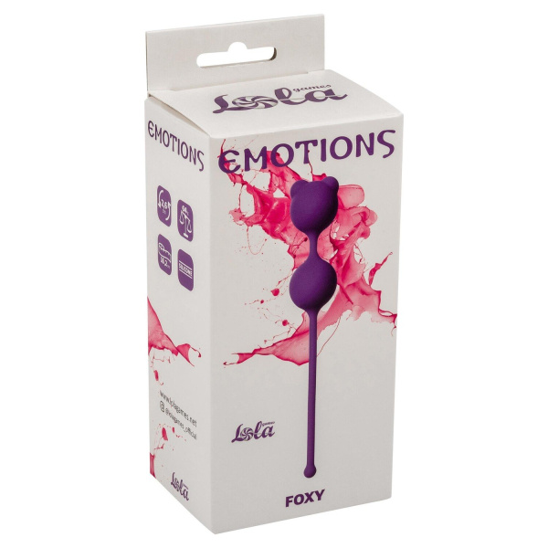 Вагинальные шарики Emotions Foxy Purple_3