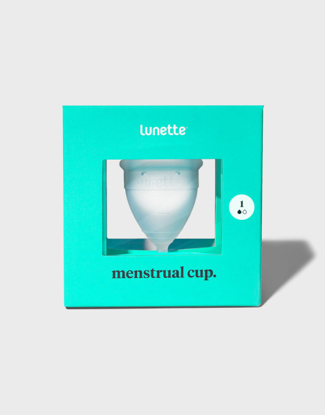 Менструальная чаша силиконовая Lunette Cup, размер 1 (цвет в ассортименте)_1