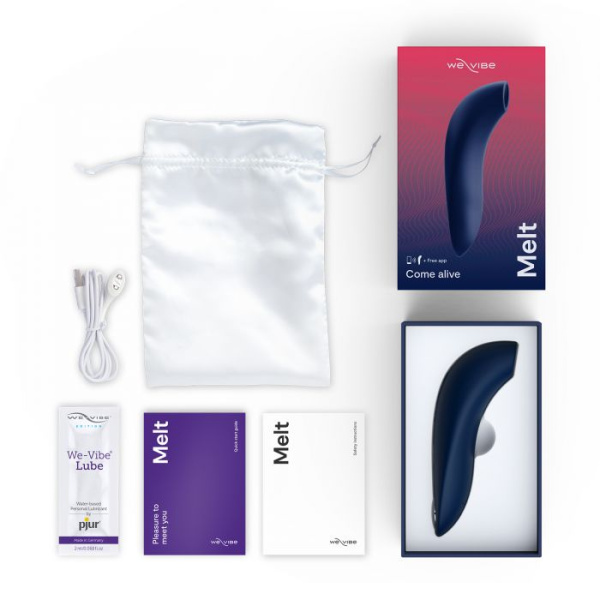 WE-VIBE Melt by We-Vibe Вибратор для пар темно-синий_1