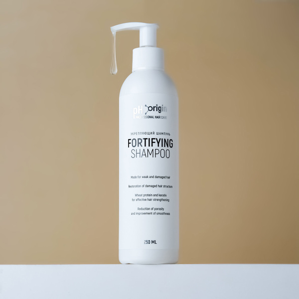 Укрепляющий шампунь с кератином pH Origin Fortifying Shampoo 250 мл_4