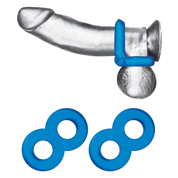 Пара колец 8-образной формы Duo Cock And Ball Stamina Enhancement Ring_5