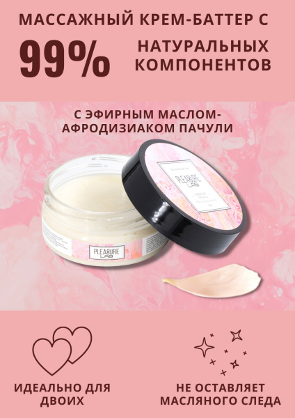 Массажный крем Pleasure Lab Delicate пионы и пачули 50 мл_1